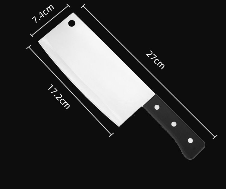 阳江厂家不锈钢菜刀家用厨房小菜刀轻便切片刀地摊跑江湖菜刀礼品详情9