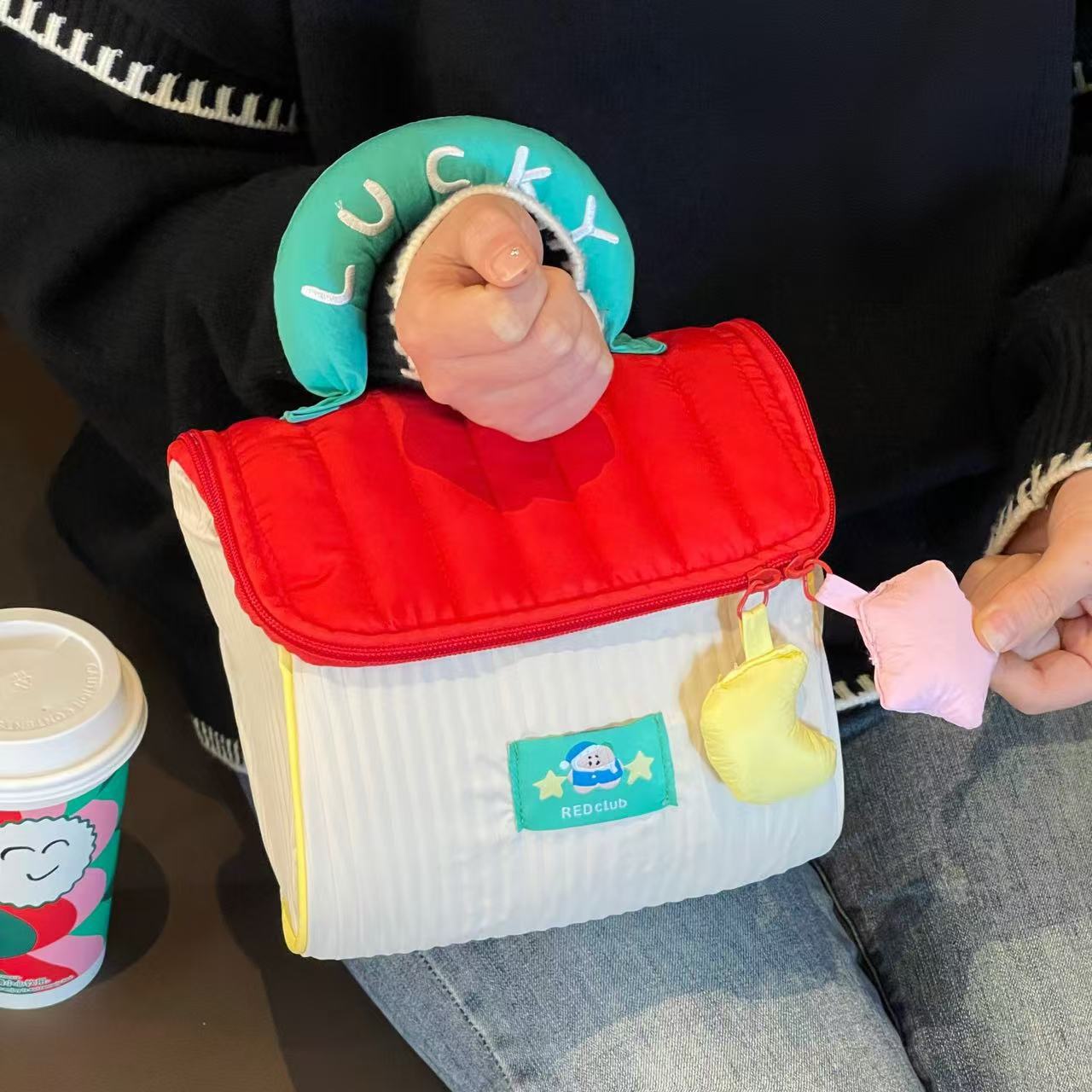 小房子化妆包可爱大容量高颜值手提便携防水旅行收纳包加厚洗漱包详情7