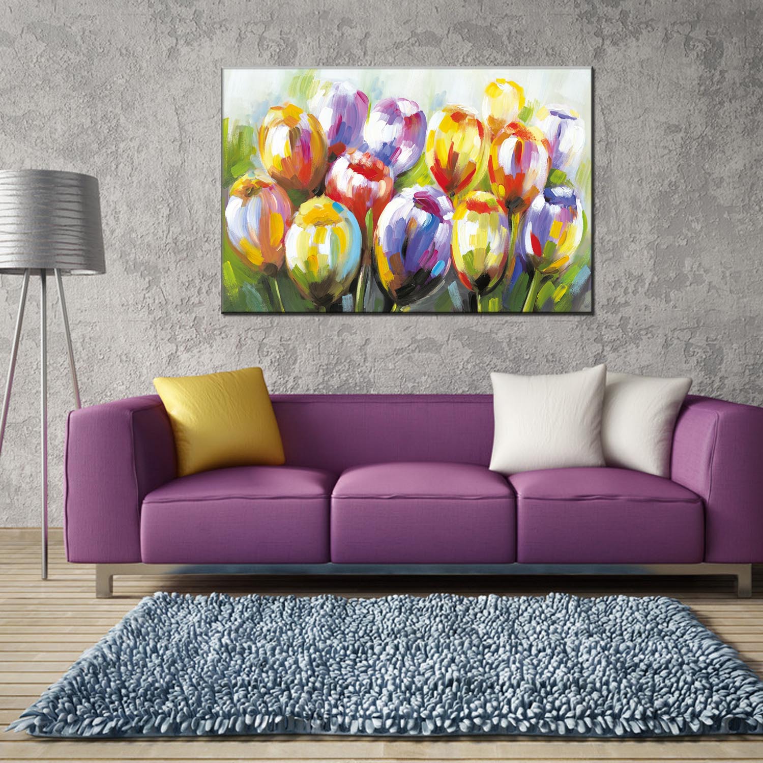 2021 New still life floral decorative paintings, restaurant and bedroom wall paintings, apartment, hotel and guesthouse matching paintings pic 4
