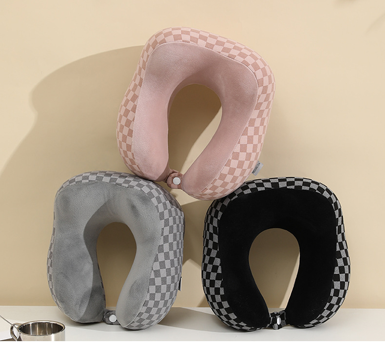 航空枕U型枕记忆棉慢回弹枕头旅行办公午睡颈椎护颈枕德芙格航空详情7