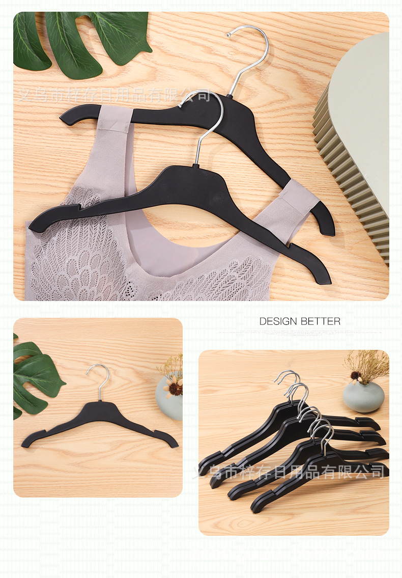 Wholesale of large-sized, thickened, seamless, men's and women's suit hangers specifically designed for clothing stores pic 10