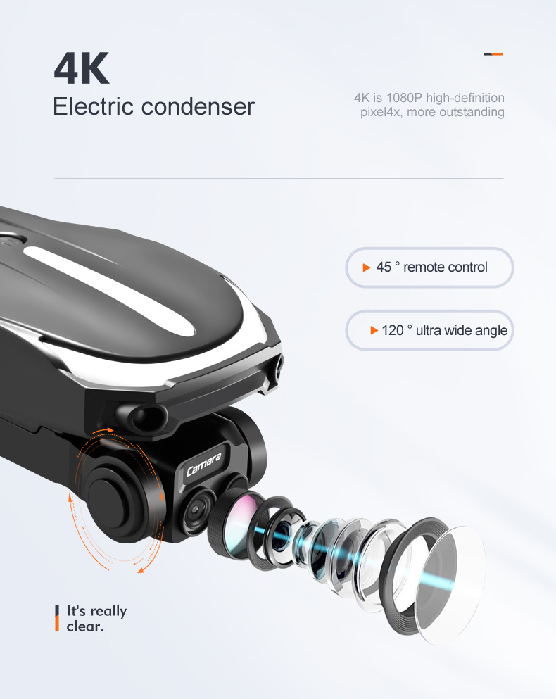 The cross-border unmanned aerial vehicle RG100PRO obstacle avoidance quadcopter with brushless motor and high-definition aerial photography remote control aircraft is for export pic 10