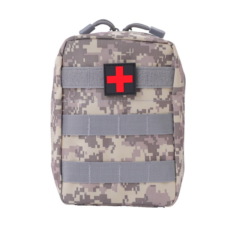 Cross-border EDC outdoor medical kit, first aid kit, life-saving storage waist bag, portable multi-functional camouflage car tactical bag pic 36