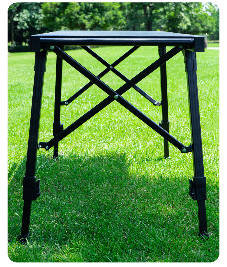 CHANODUG/ Chanodoji Outdoor Portable Lightweight Camping Picnic Aluminum Alloy IGT height-adjustable table pic 6
