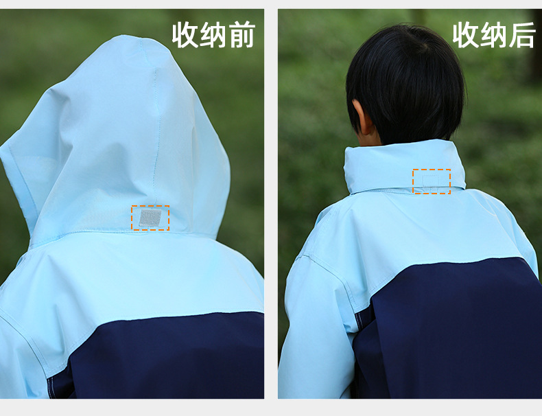 儿童分体雨衣雨裤套装防水全身中小学生男女童中大童骑行户外雨披详情8
