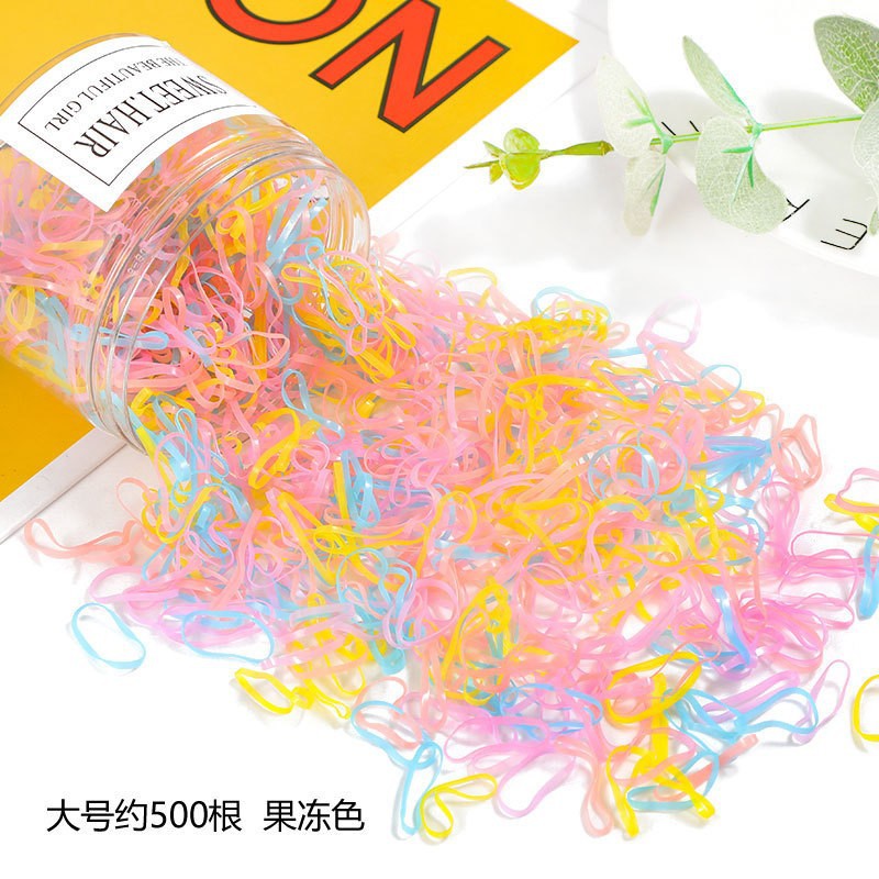 夏季成人橡皮筋高弹力一次性皮筋高马尾女孩发圈不伤发皮圈女批发详情6