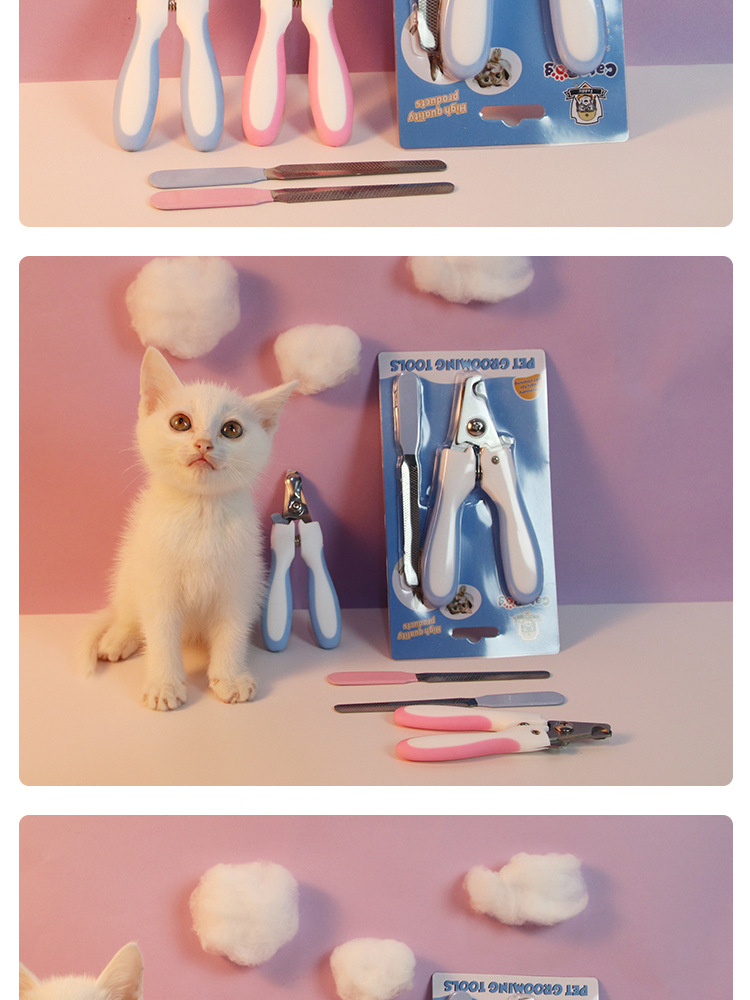 Pet nail clipper manufacturer wholesale special cat nail clippers for kittens and dogs, pet cleaning stainless steel nail clippers pic 20