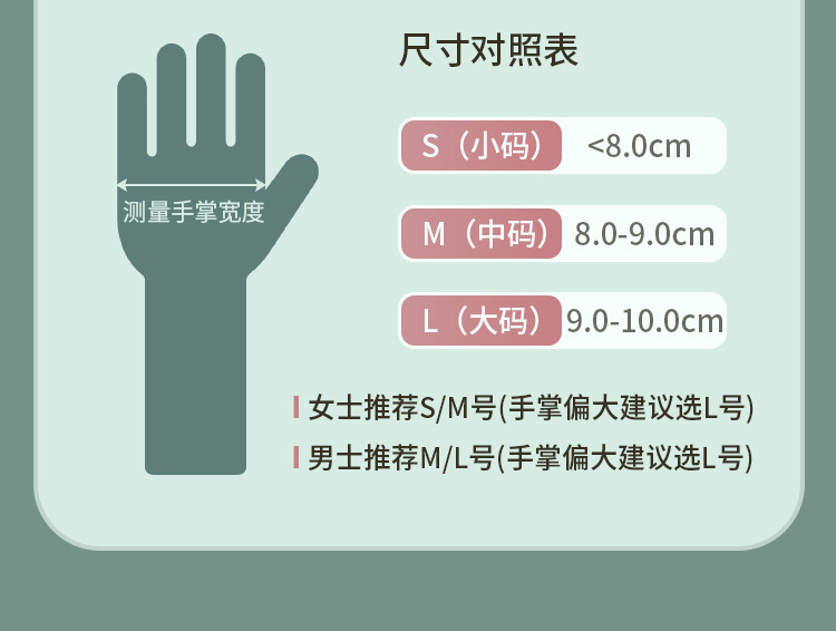 一次性洗碗手套女家务清洁厨房耐用食品级加长丁腈家用防水薄贴手详情14