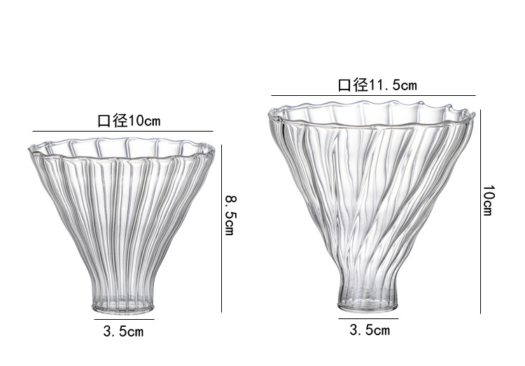 Wholesale glass hand-brewed coffee pot sets, coffee filter cups, sharing POTS, coffee brewing POTS, and coffee utensils can be printed with loge pic 5