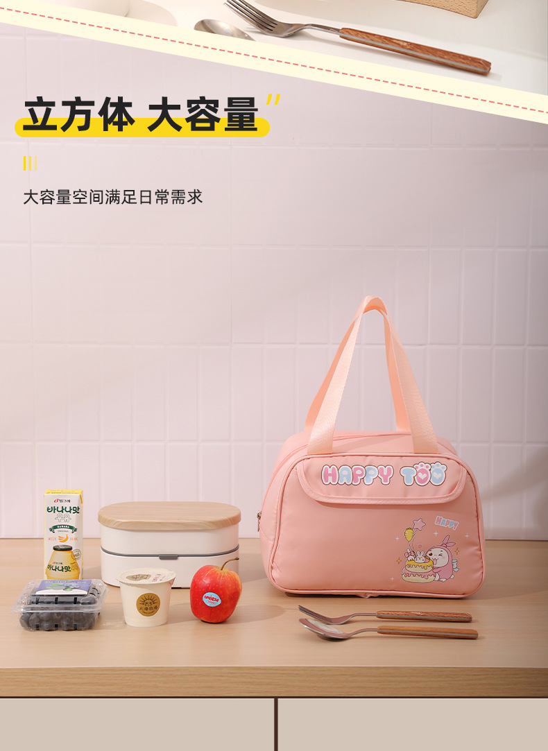 卡通便当包野餐露营加厚保温包批发学生上班族可爱午餐饭盒袋详情17