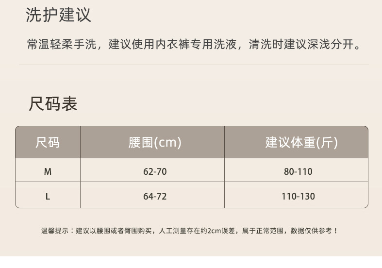 小V额批发中山新疆纯全棉抗菌裆内裤女士秋冬透气夏中低腰三角裤1详情8