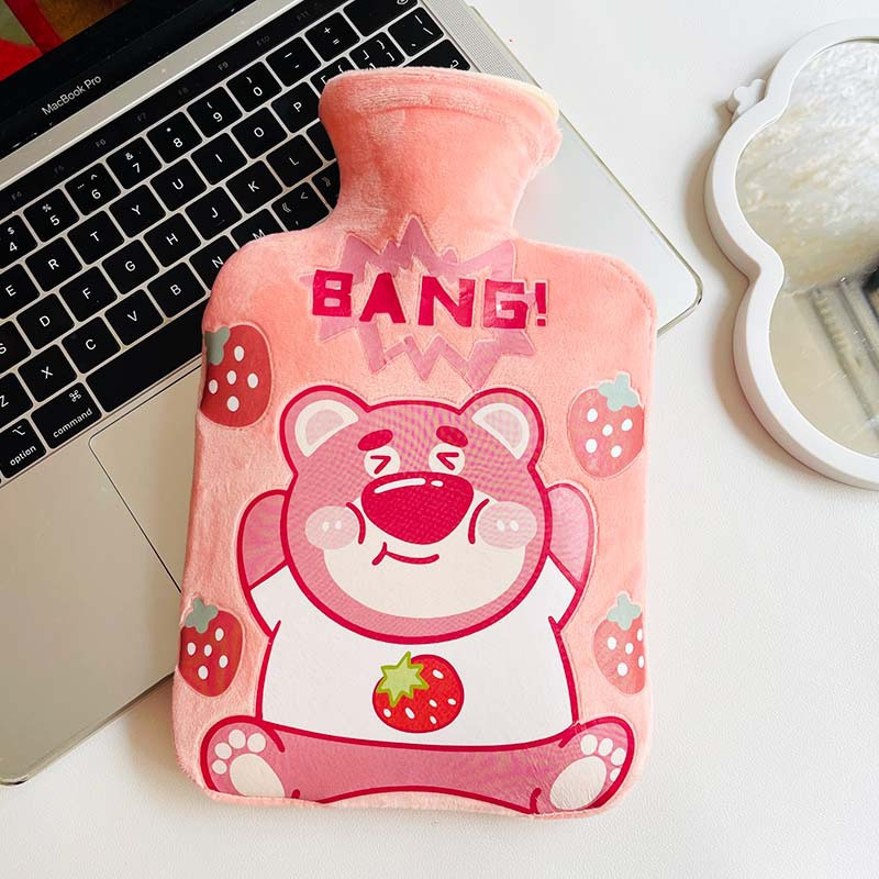 乐尚星注水热水袋抖音畅销款顽皮熊暖水袋冬季款源头现货跨境热销详情5