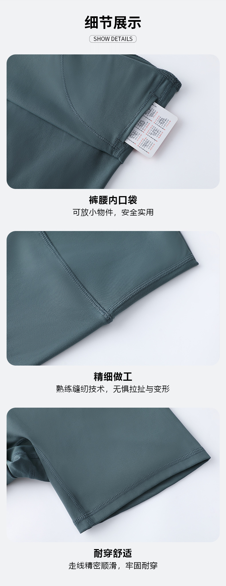 Summer new basic solid color outdoor sports running fitness yoga pants and shorts tight stretch sports three-inch pants pic 26