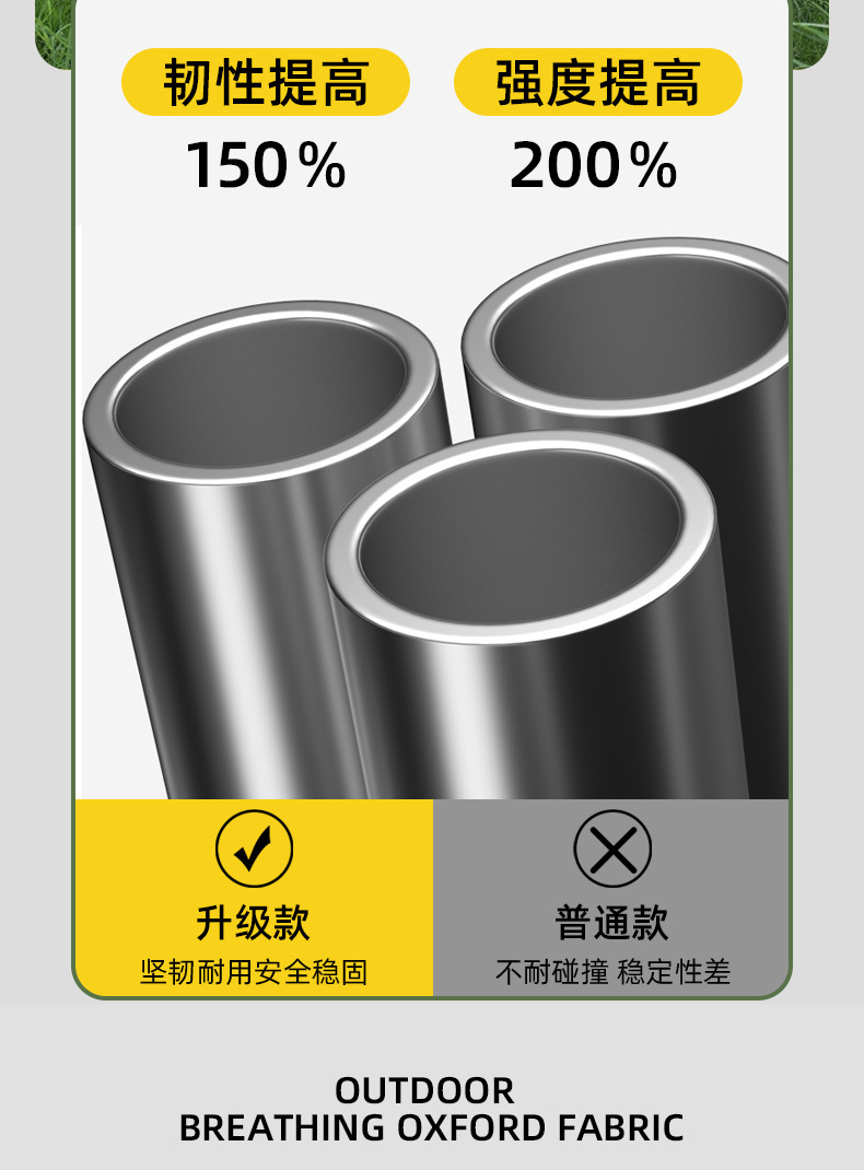 Outdoor folding lounge chair, portable folding midday rest chair, camping backrest, fishing sand leisure beach chair, adjustable pic 13