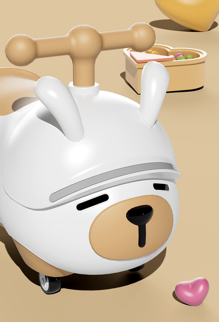 嘟嘟兔溜溜车儿童滑行车1-3岁宝宝万向轮无脚踏自行车宝宝扭扭车详情11