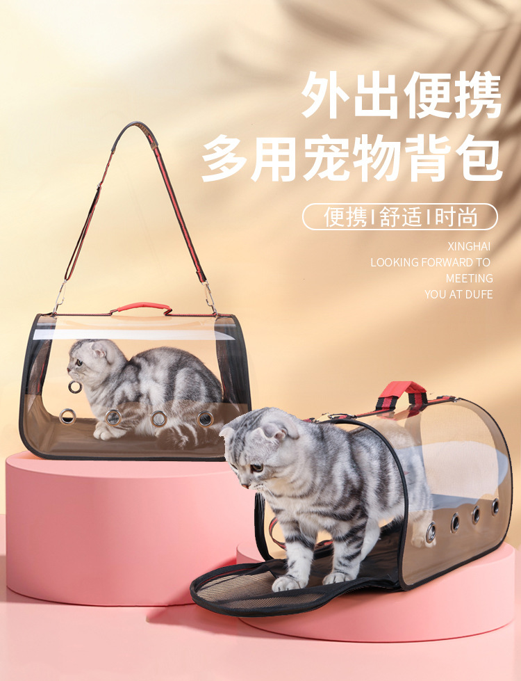 厂家直供猫包外出便携猫咪太空舱手提单肩大容量猫咪单肩背包详情1
