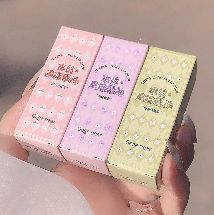 Gege bear Crystal Jelly Lip Oil Moisturizes and hydrates, reduces lip lines, Lipstick Base Lip gloss pic 23
