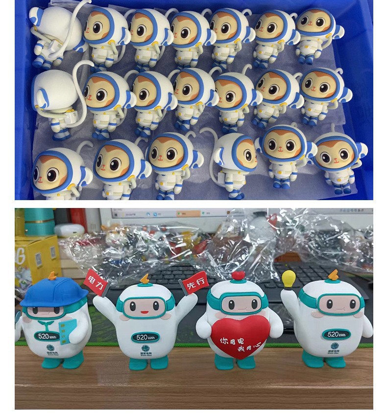 PVC公仔定制滴胶公仔盲盒手办定做树脂摆件潮玩盲盒公仔企业IP订详情21