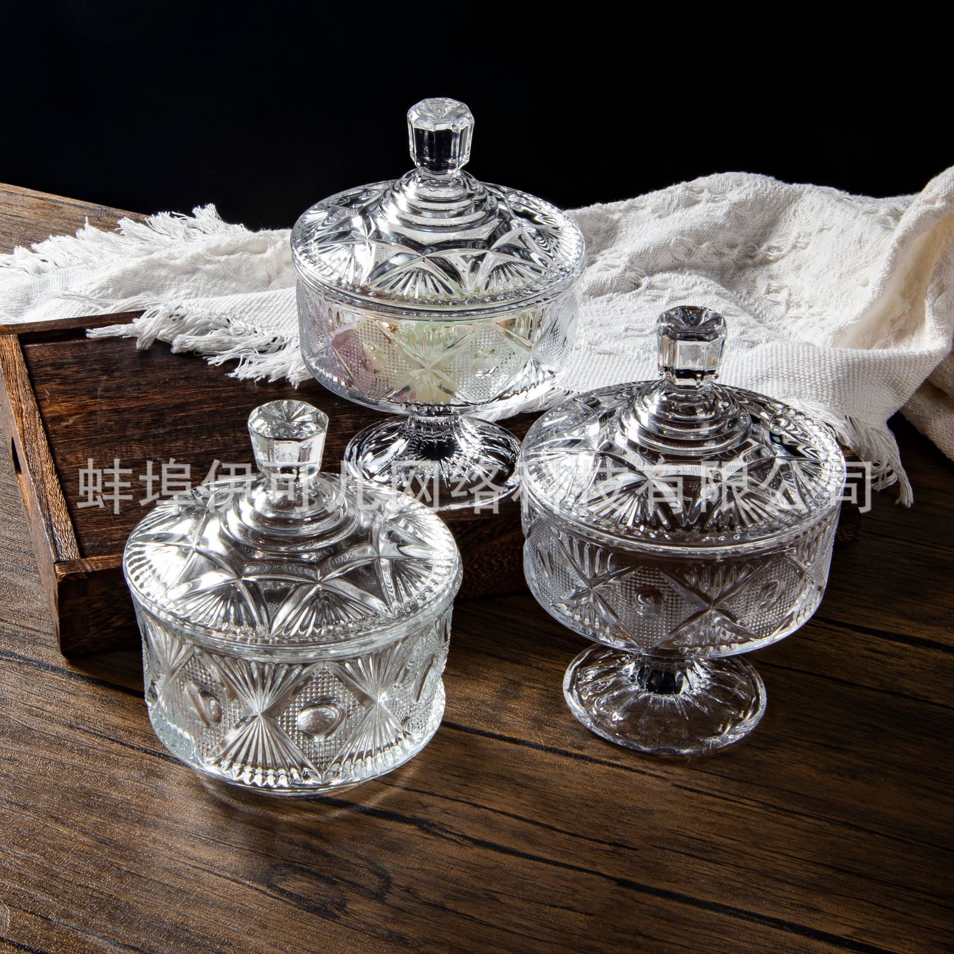 玻璃罐糖果罐香薰蜡烛罐干果罐收纳摆件储物盒首饰品盒消磁碗详情6