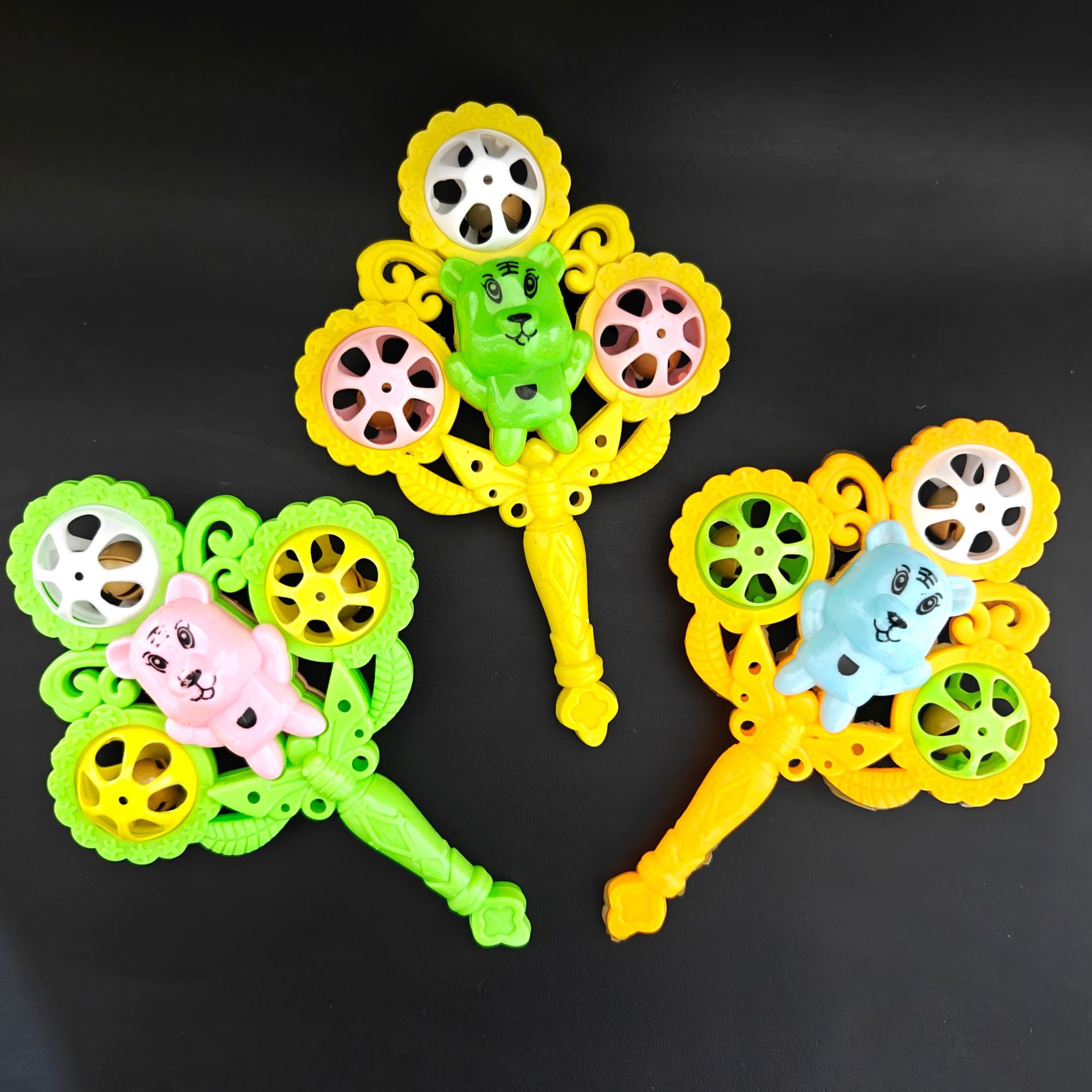 【 Zone 3-5 】666-3 Rattle 576 per piece 666-3 Rattle for Early Childhood Education and Intelligence, Hand rattle, Sand hammer, Grasping Baby toys, Colorful Hand rattle, wholesale 2 yuan pic 4