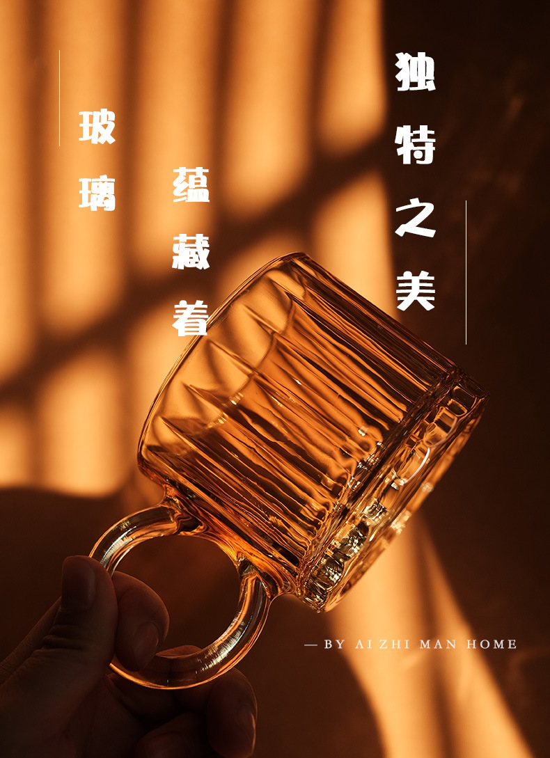简约轻奢风ins马克杯咖啡水杯带把情侣杯子创意高颜值批发详情7