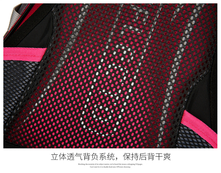Wholesale of large-capacity portable water-resistant backpacks for outdoor travel and cycling, suspended frame travel and mountaineering bags pic 39