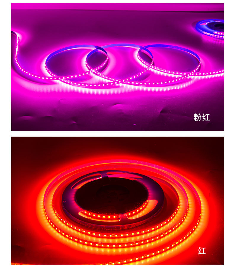 led彩色灯带24V低压贴片自粘灯带ktv台球厅氛围线性灯条工厂批发详情15