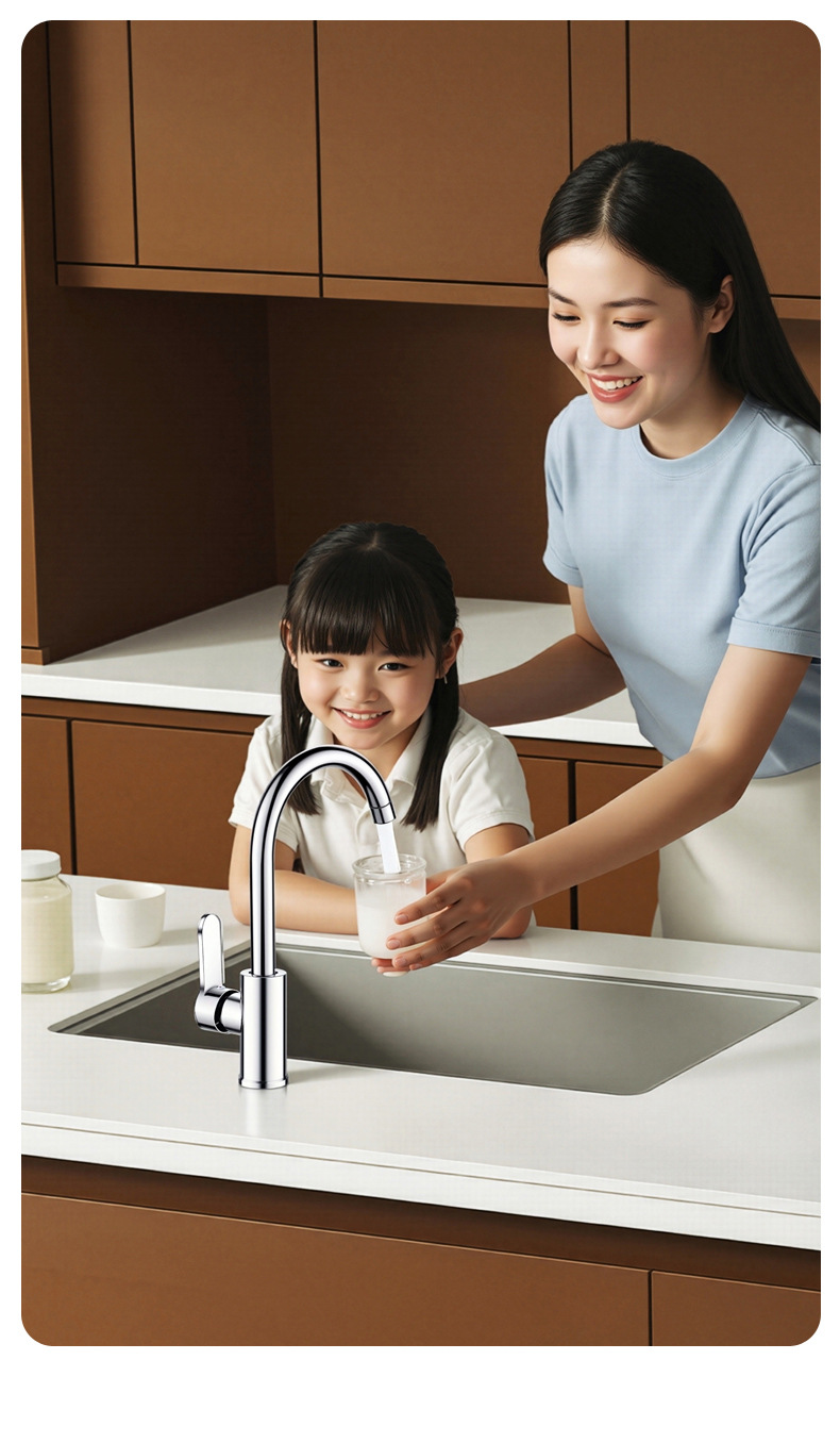 水龙头 厨房专用防溅冷热水龙头 洗菜盆洗碗池水槽万向旋转水龙头详情9