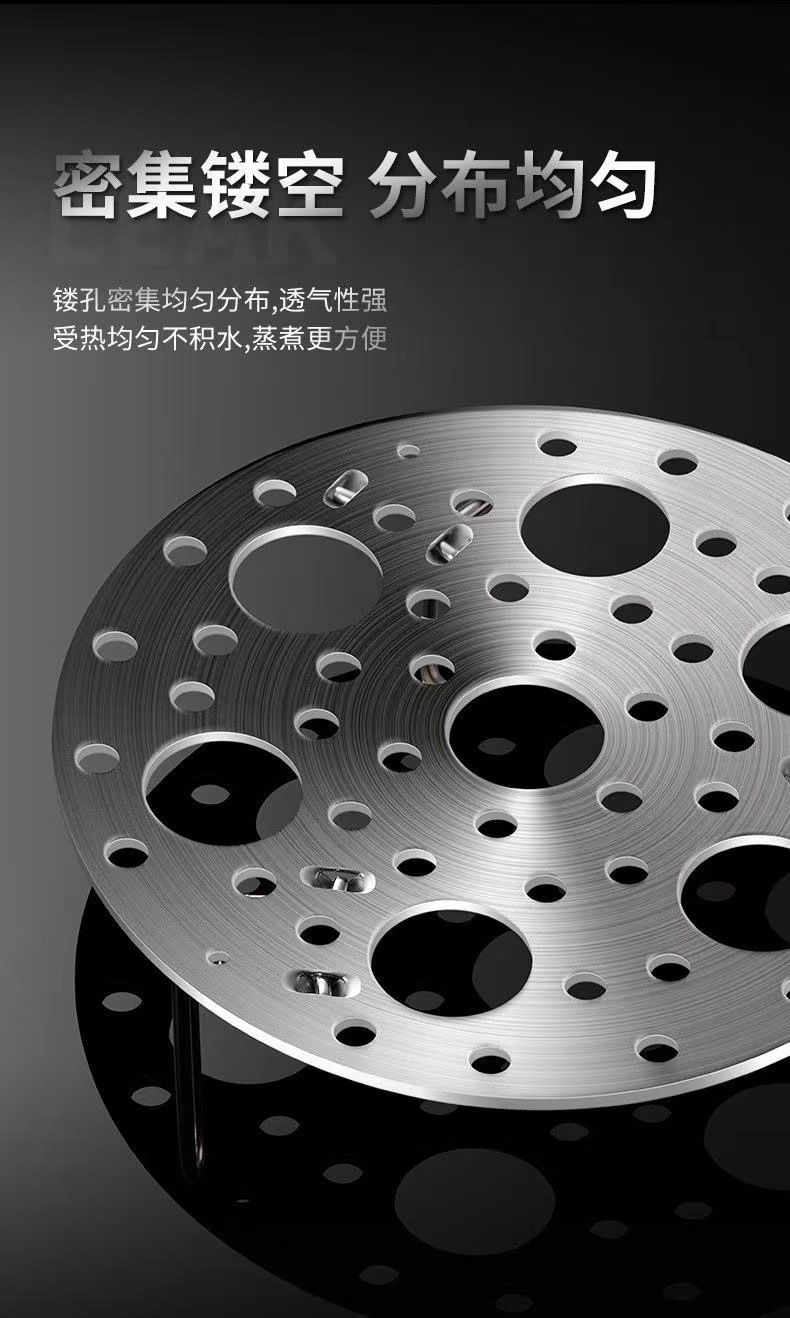 不锈钢蒸架隔水家用高脚多用加厚万能蒸蛋架高压锅电饭煲折叠蒸盘详情10