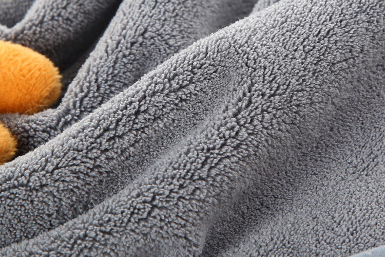 【 Chi Jia 】 Coral fleece bear head hanging towels, hand towels, kitchen and bathroom hand towels, and cleaning cloths are available for wholesale pic 19