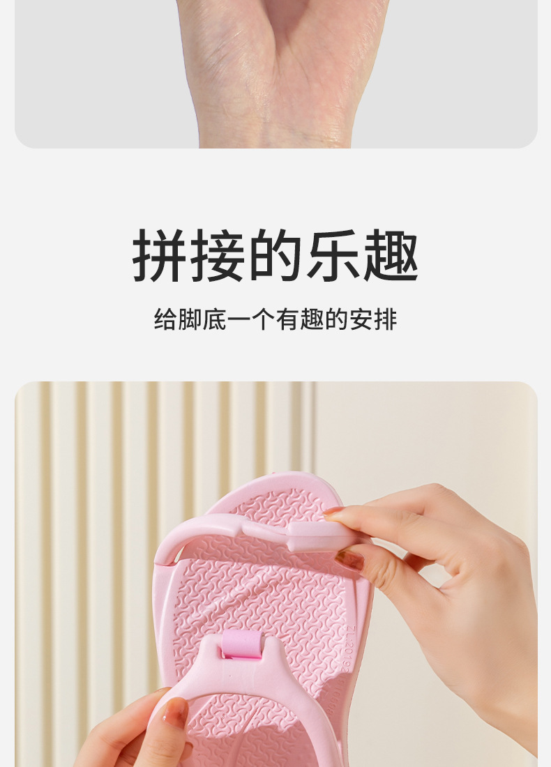 旅行便携式折叠拖鞋女新款出差专用浴室可洗澡防滑旅游沙滩凉鞋男详情7