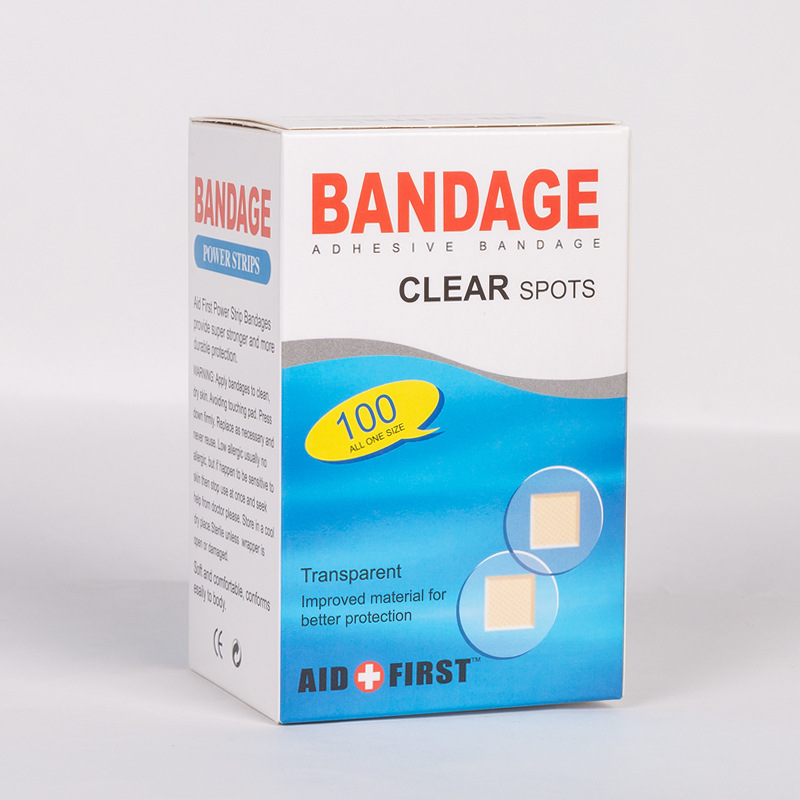 100 pieces of transparent PE round infusion band-aids and waterproof infusion round band-aids are only for foreign trade export pic 2