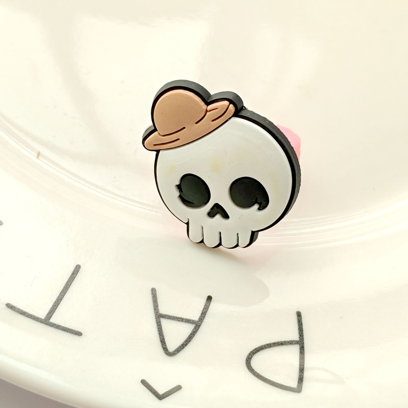 2025新款pvc儿童卡通戒指韩版diy戒子硅胶指环 万圣节节派对戒现详情8