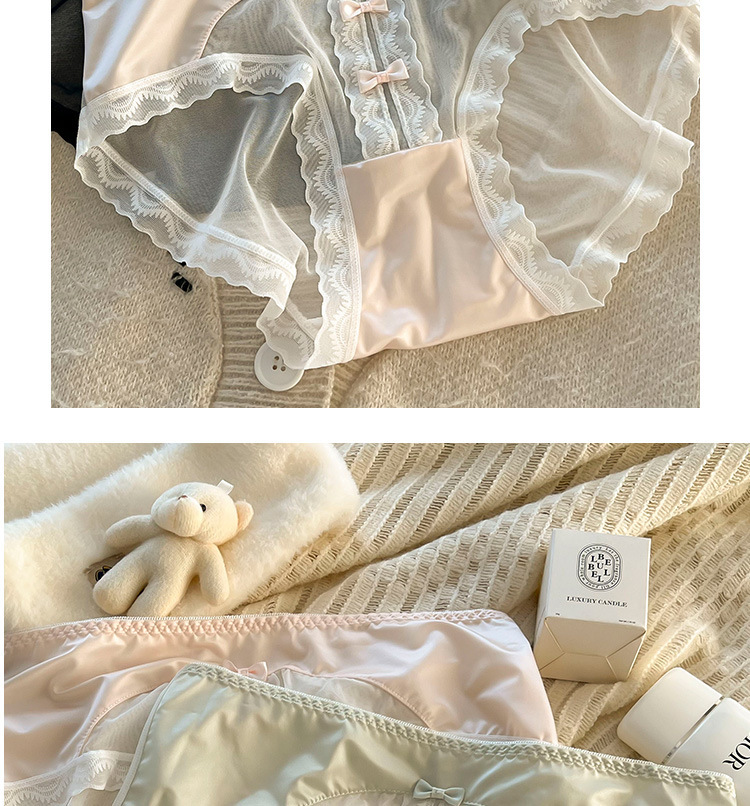 新品大码国风少女系蕾丝纯欲仙气少女中腰内裤棉档包臀三角裤批发详情15