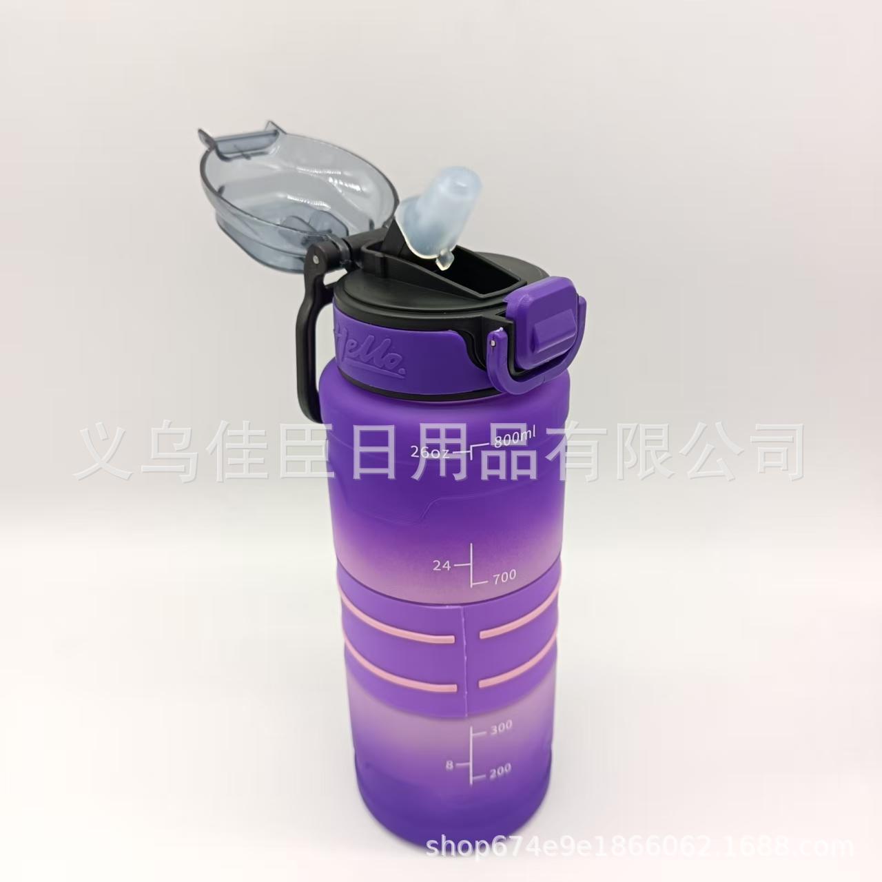 Foreign trade wholesale, high appearance level, space cup, sports water bottle, dopamine, cute, large capacity straw, mouth, bouncing lid, portable pic 6