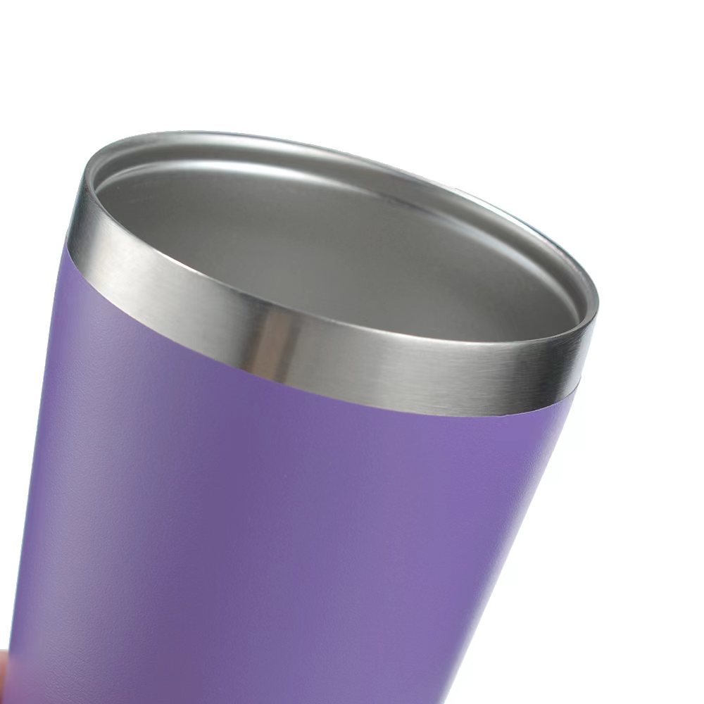 跨境简约12oz迷你牛奶杯304不锈钢真空咖啡杯户外车载便携保温杯详情6