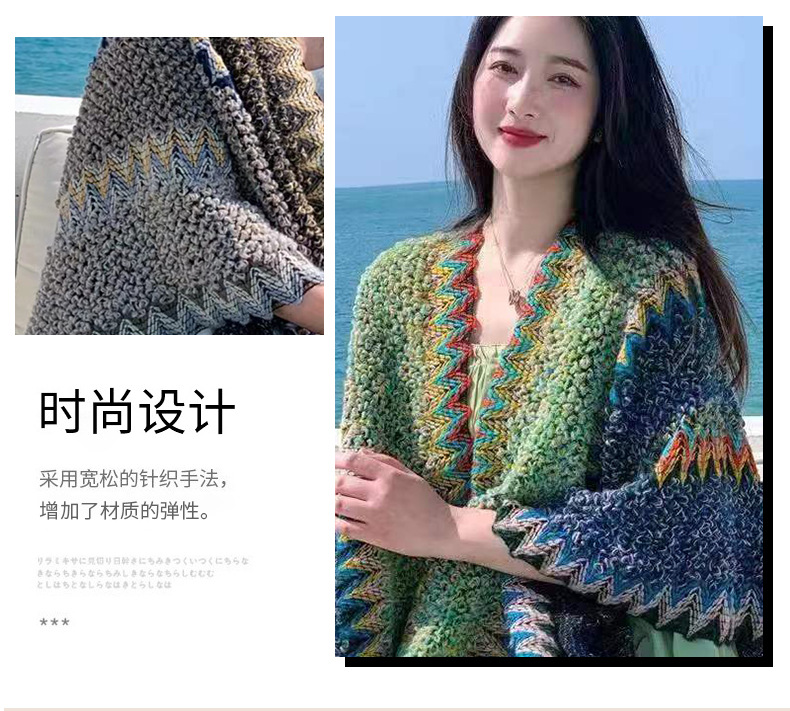 A new style of deer fur ethnic travel cape shawl for women, a warm and stylish outerwear from Lijiang, Yunnan pic 5