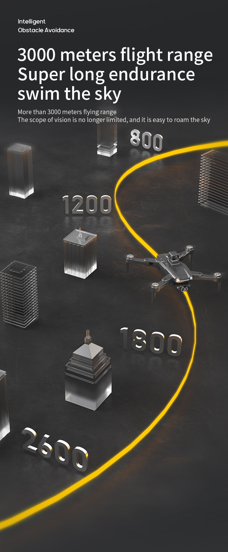 Cross-border new product J5 Drone brushless GPS positioning high-definition aerial photography obstacle avoidance four-axis remote control aircraft toy gift box pic 34