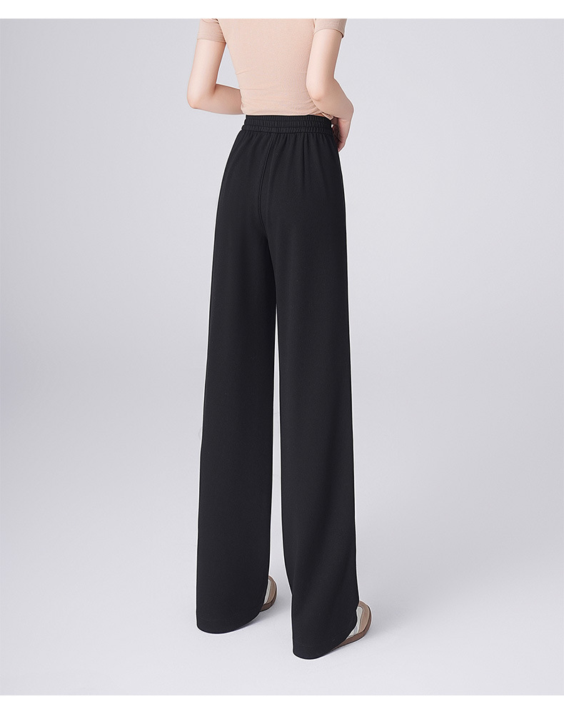 砂洗雅赛尔天丝夏季女薄款2025新款窄版宽松显瘦软糯垂感直筒裤详情22