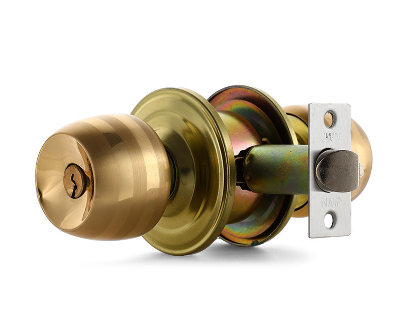 Spherical door lock, household universal lock, indoor bedroom door lock, bathroom old-fashioned lock, sub-door, round ball lock pic 6
