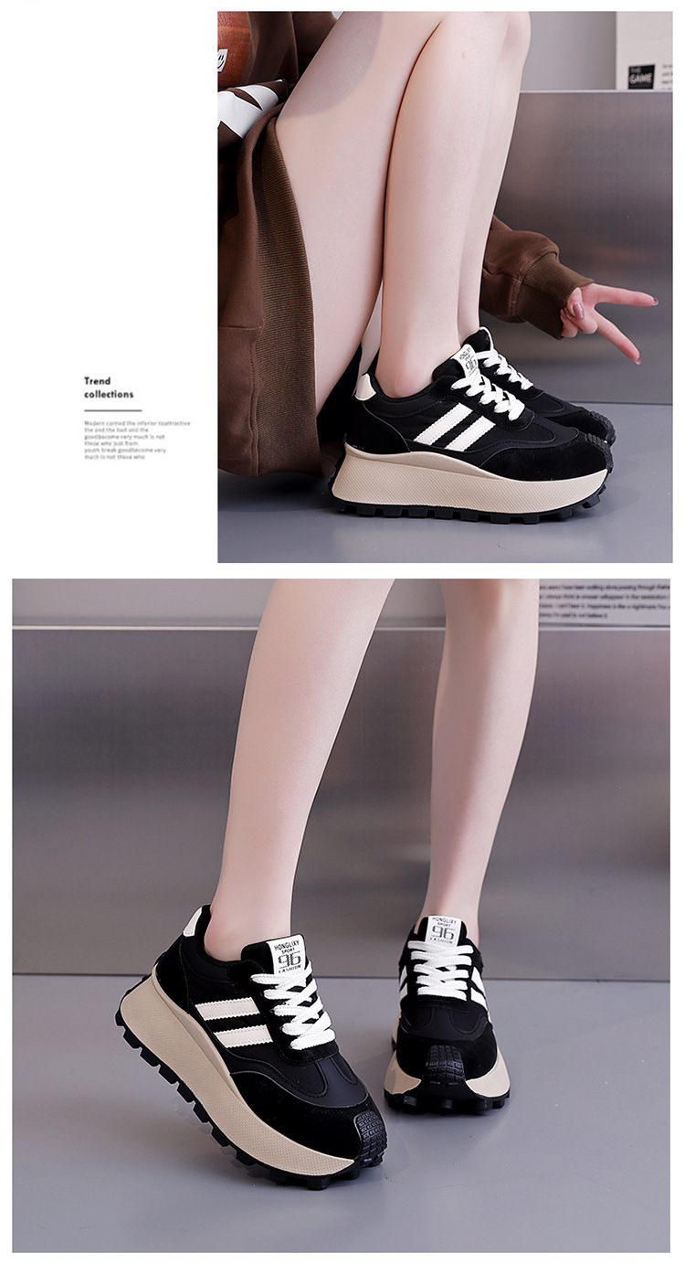 厚底小白鞋女款春季2025新款爆款运动休闲鞋百搭韩版板鞋HL-871-1详情12