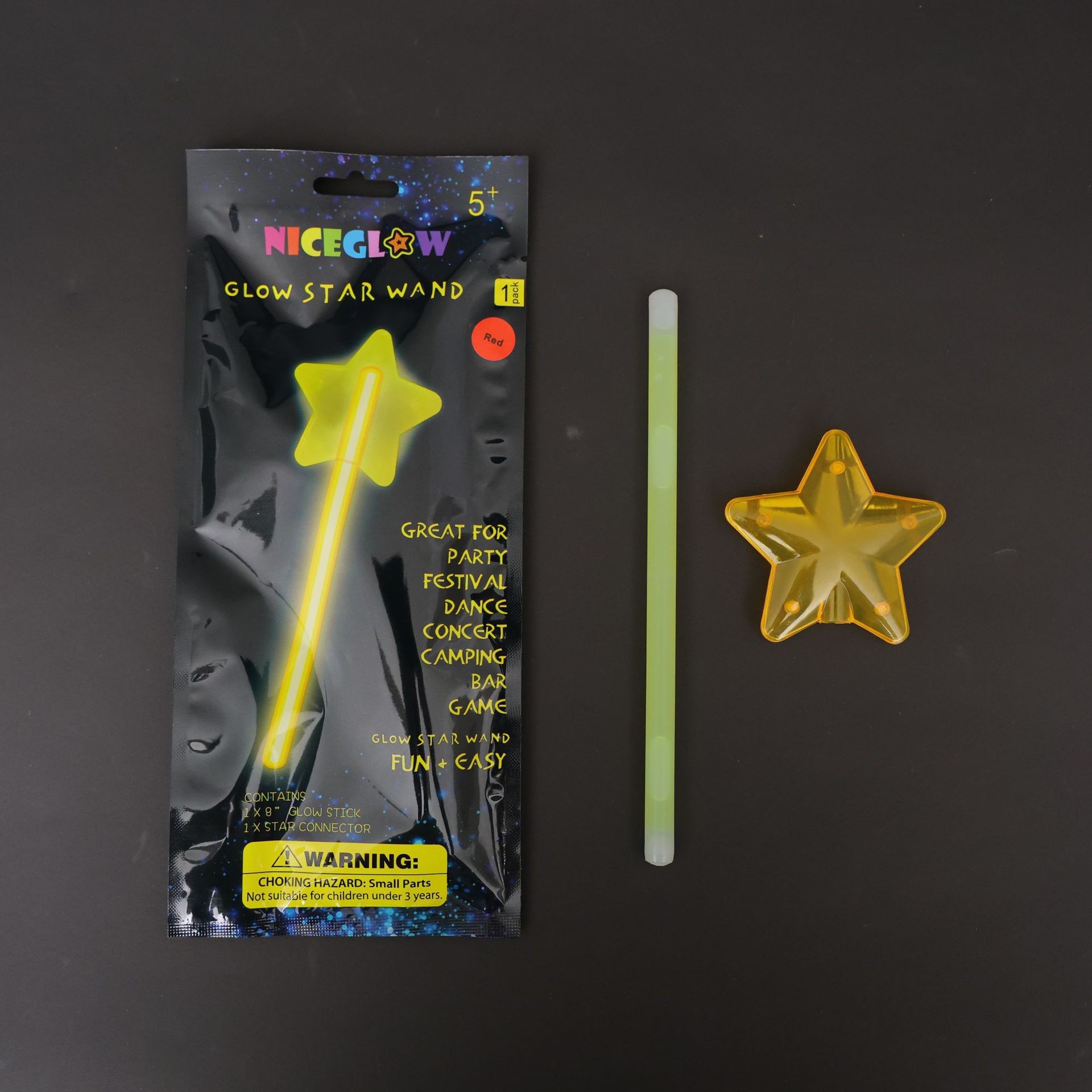 荧光星星五角星棒演唱会晚会舞会圣诞节促销礼品跨境电商亚马逊详情5