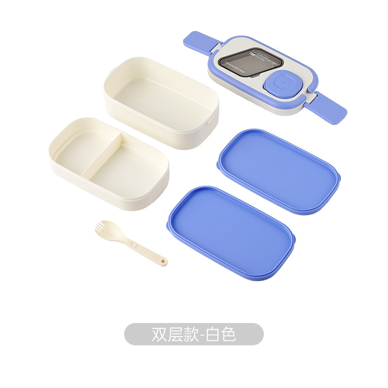 多层便当盒分格带酱料盒可微波加热学生上班族饭盒便携餐盒饭盒详情26