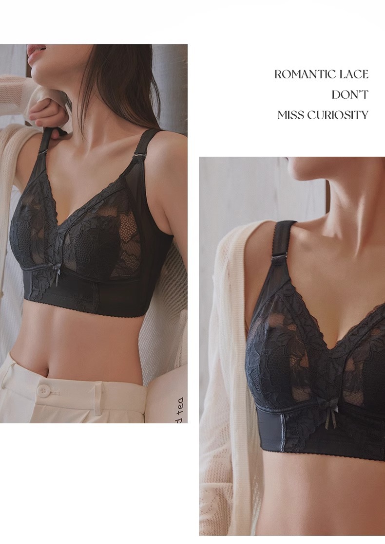 收副乳大胸显小内衣女薄款全罩杯无钢圈大码防下垂收副乳调整型文详情17