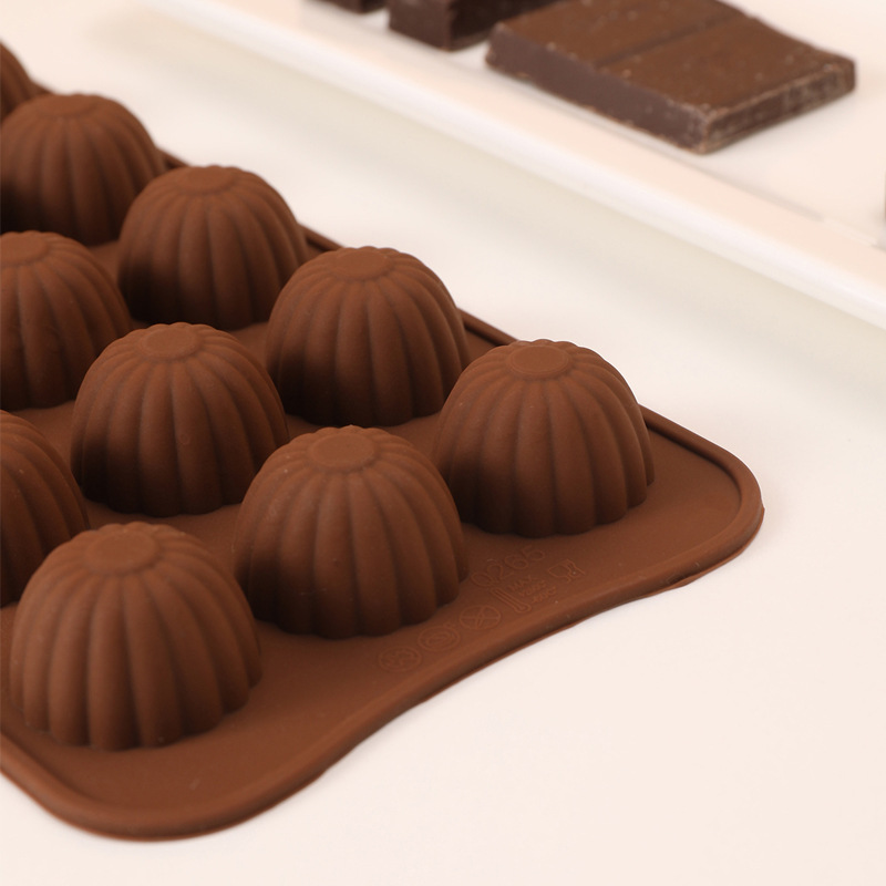 Semi-circular mold, handcrafted chocolate, spherical mousse, small cake baking tray, candy ice cube pudding, flower-shaped baking silicone pic 3