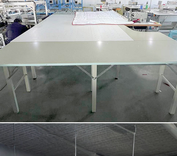Cotton quilt cutting and wrapping integrated machine, mattress edge wrapping machine, semi-automatic industrial flat car, computerized three-synchronization thick material sewing machine pic 7