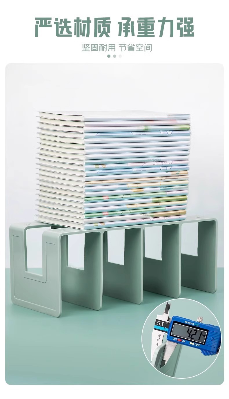 Desktop simple bookshelf, student desk, book storage rack, multi-layered office document storage rack pic 5