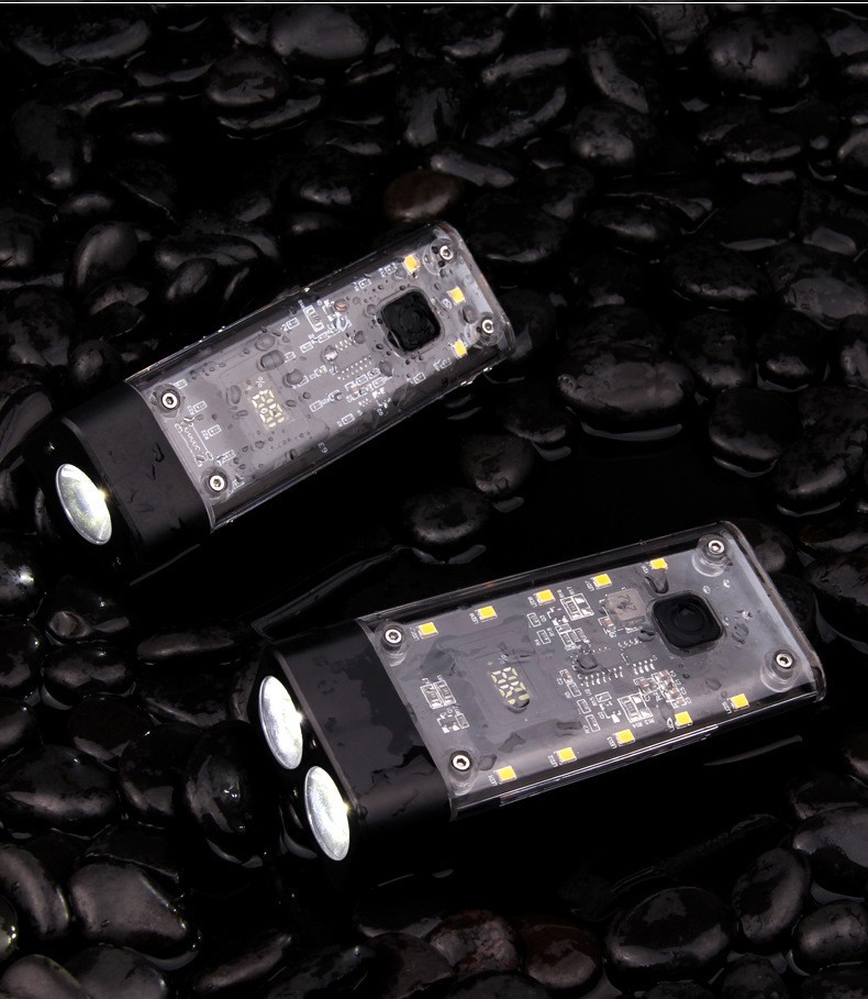 2025 New TYPE-C charging transparent cycling equipment, night riding light, powerful bicycle light, outdoor mountain bike front pic 18