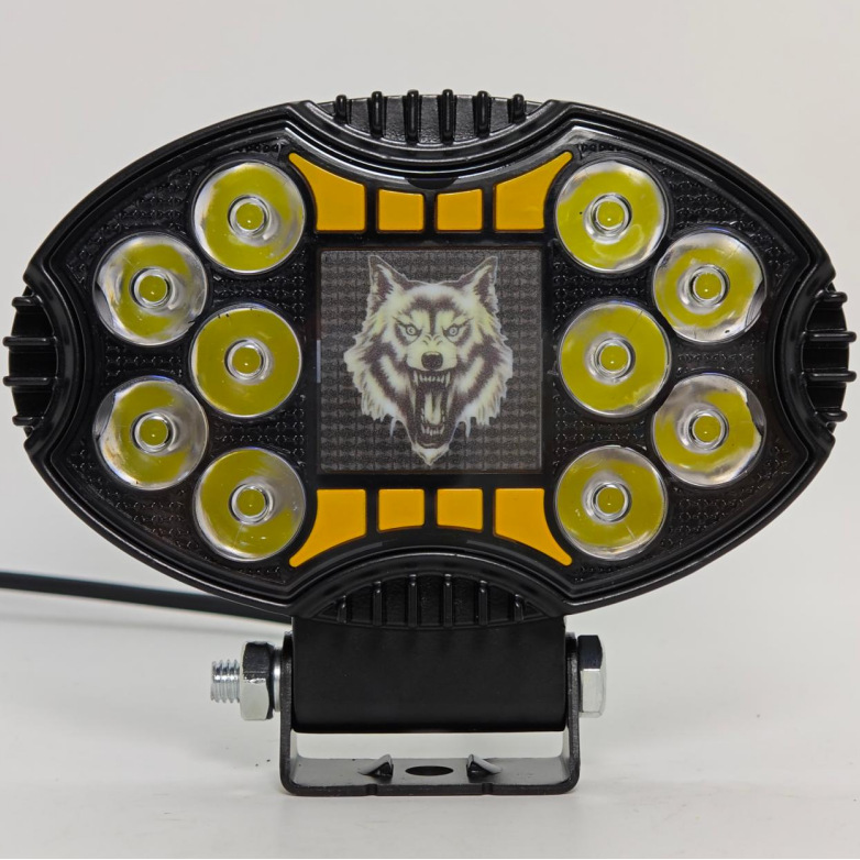 Round 4-inch square with daytime running lights, LED work lights, off-road vehicle spotlights, headlights and truck headlights pic 11