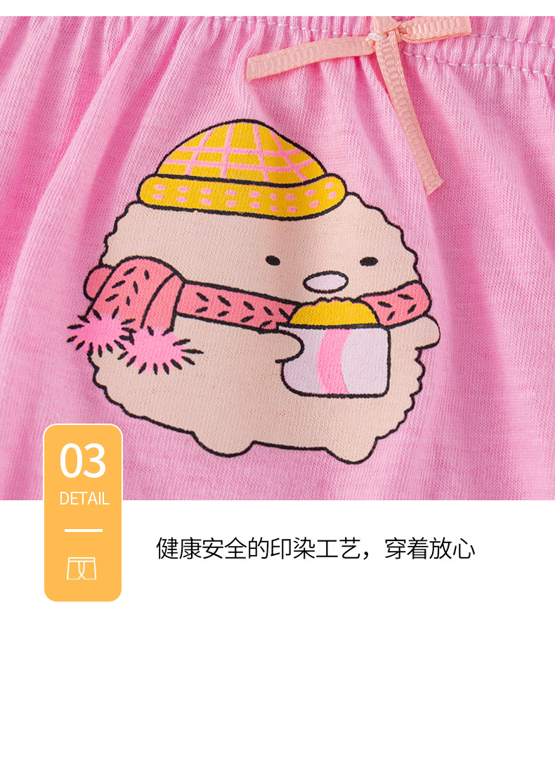 韩版儿童纯棉三角内裤中大小女宝宝面包裤棉卡通盒装短裤工厂直销详情19